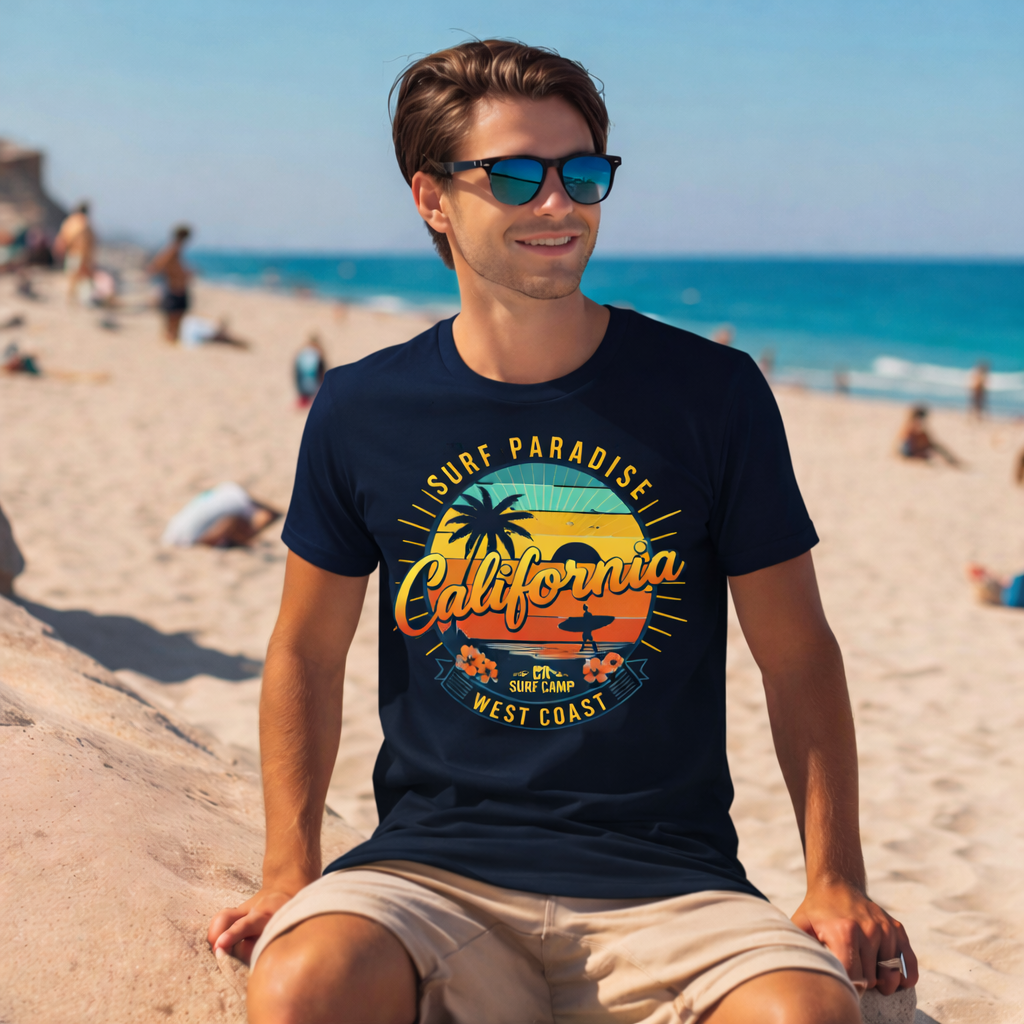 California Surf Paradise Tee 🌴🌊