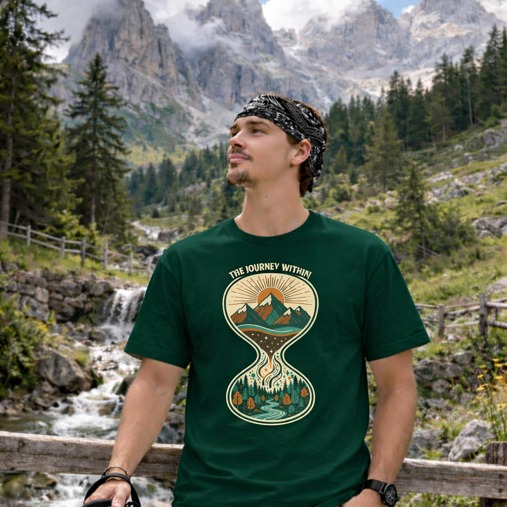 Journey Within Explorer classic crew Tee 🌄