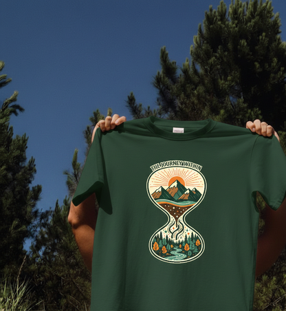 Journey Within Explorer classic crew Tee 🌄