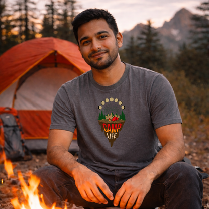 Camping life 🏕️ unisex classic crew t-shirt