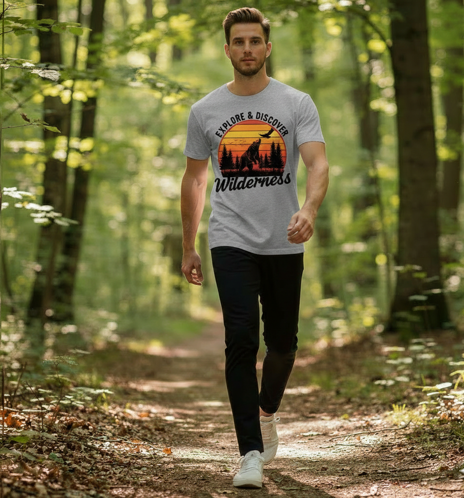 🌲 Apex Howl: Wilderness Horizon Tee 🐺