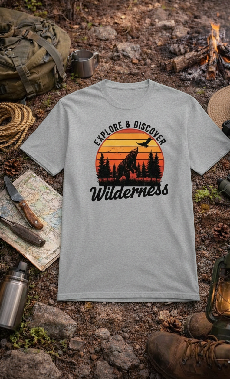 🌲 Apex Howl: Wilderness Horizon Tee 🐺