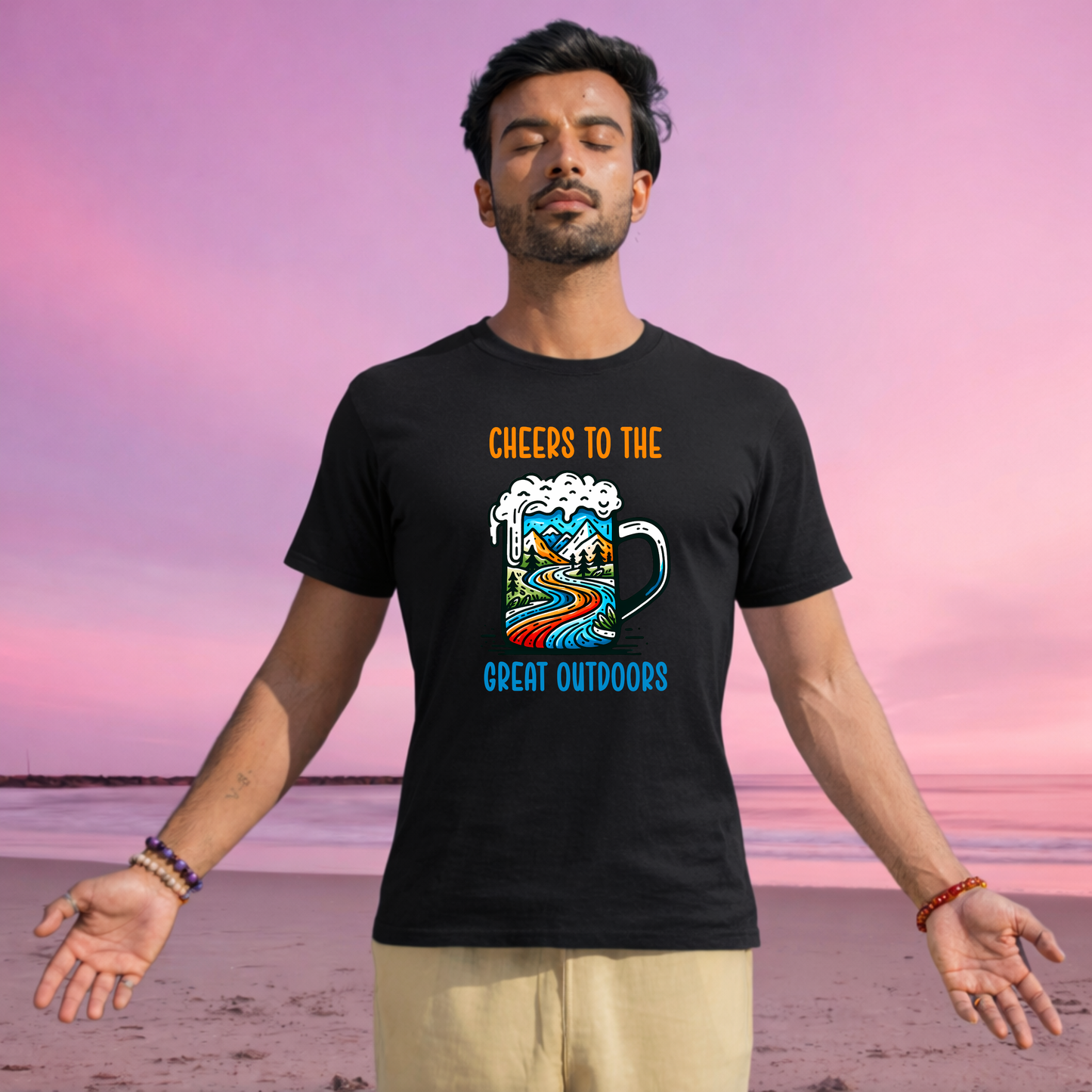 Outdoor Cheers Tee 🌲