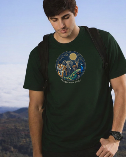 Wildlife Sovereign 🦚unisex classic crew t-shirt