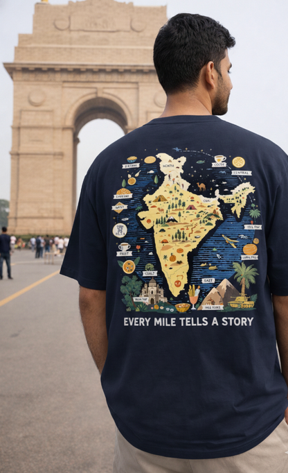 India Explorer Oversized Tee 🗺️