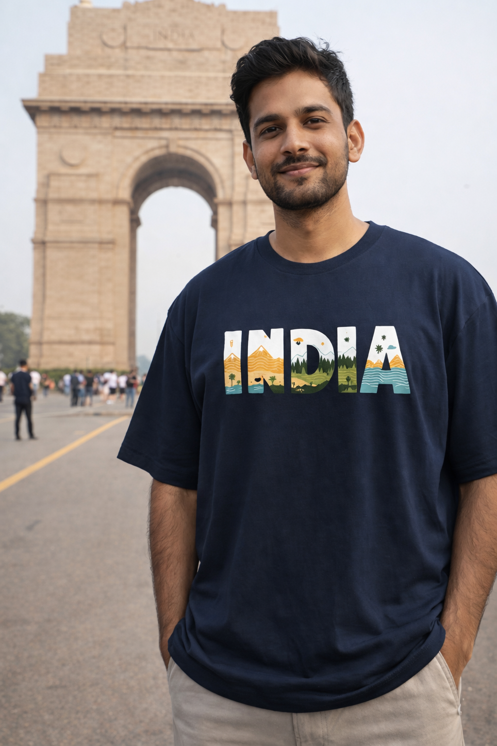 India Explorer Oversized Tee 🗺️