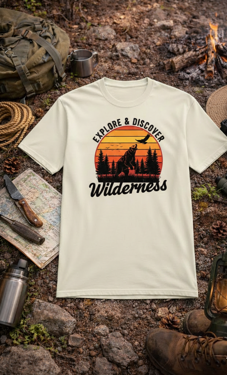 🌲 Apex Howl: Wilderness Horizon Tee 🐺