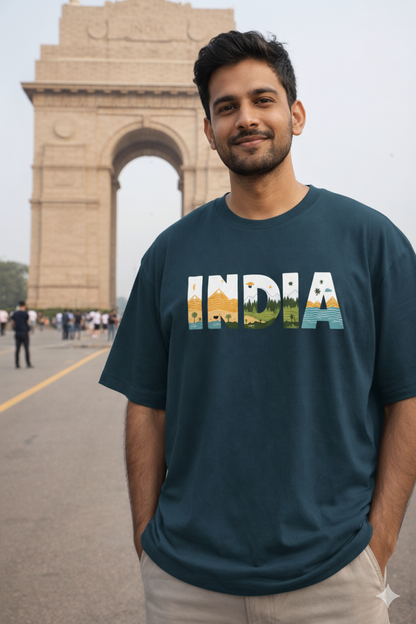India Explorer Oversized Tee 🗺️