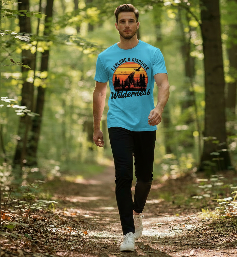 🌲 Apex Howl: Wilderness Horizon Tee 🐺